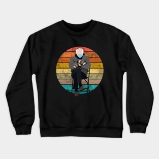 Bernie Sanders Inauguration Meme Crewneck Sweatshirt